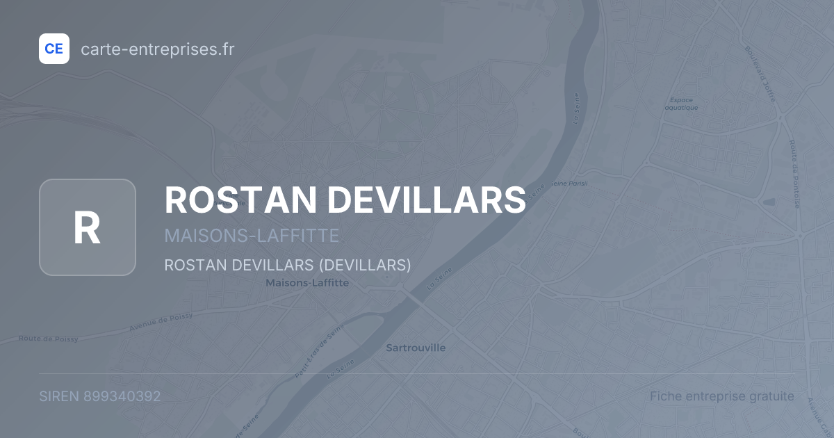 ROSTAN DEVILLARS — 899340392 — fiche entreprise