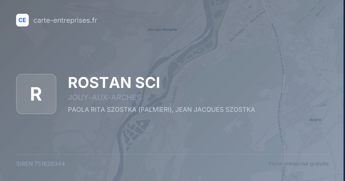ROSTAN SCI — 751828344 — fiche entreprise