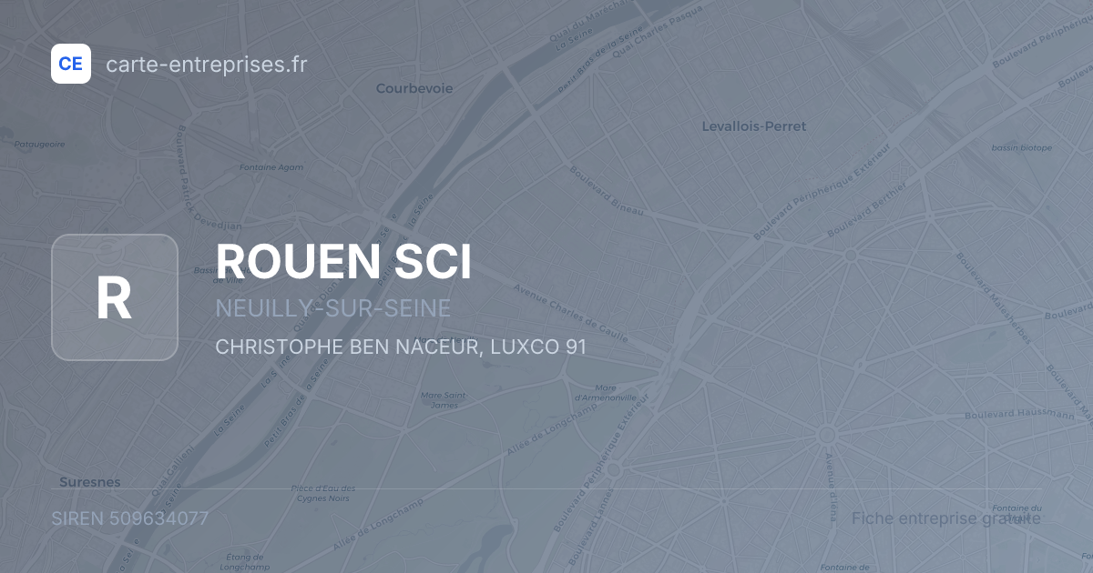 ROUEN SCI — 509634077 — fiche entreprise