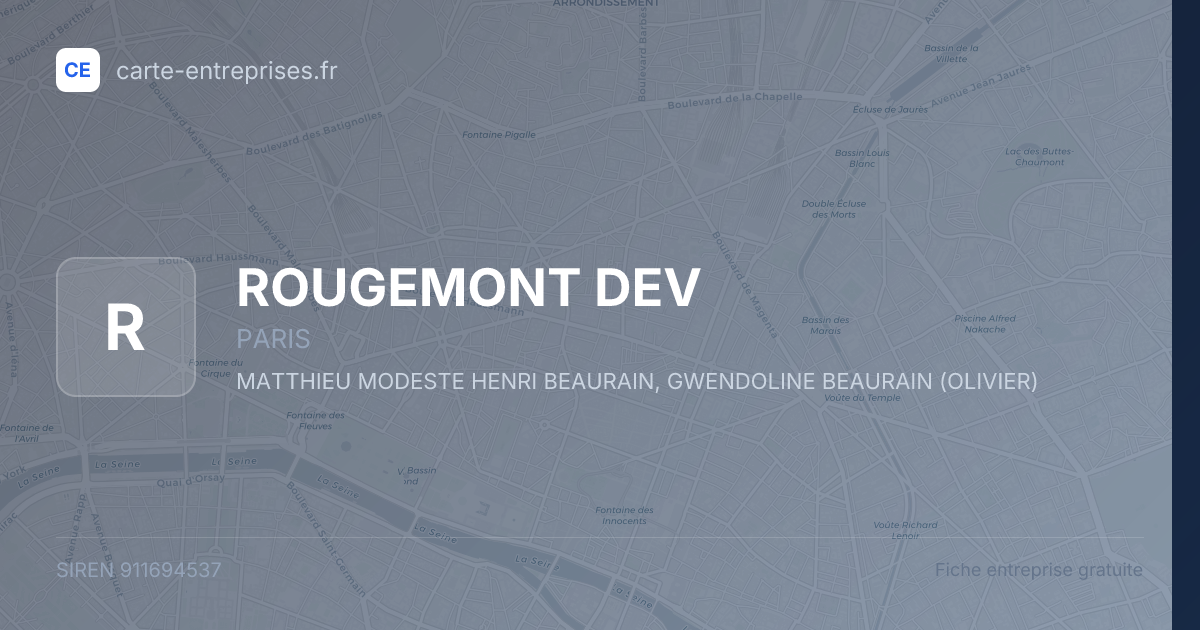 ROUGEMONT DEV — 911694537 — fiche entreprise