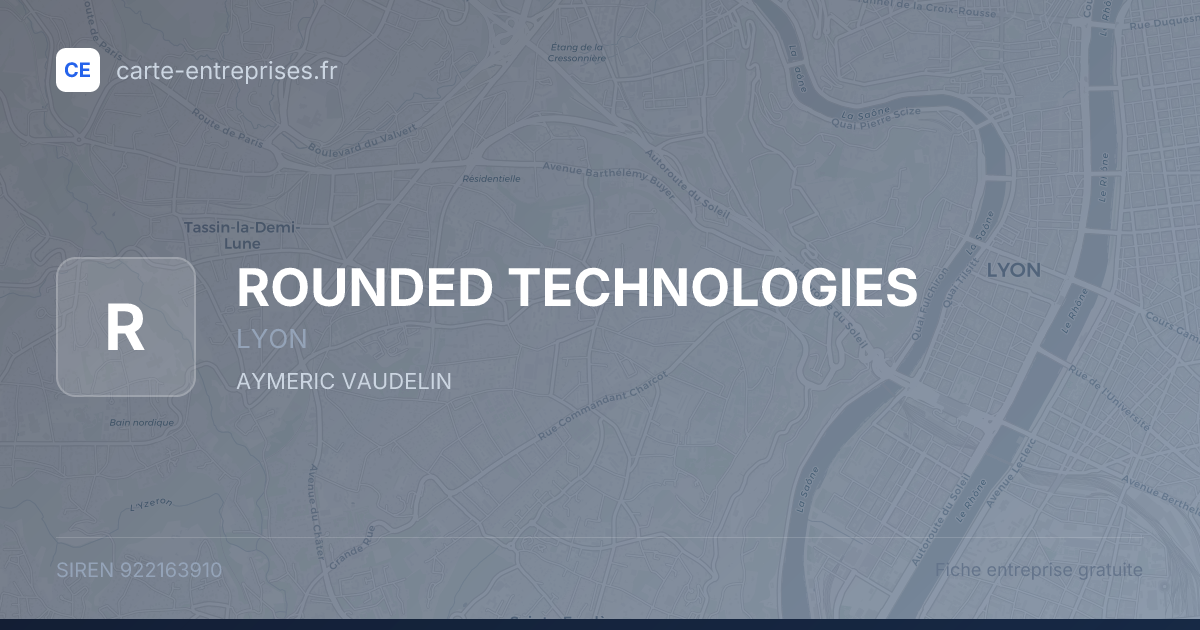 ROUNDED TECHNOLOGIES — 922163910 — fiche entreprise