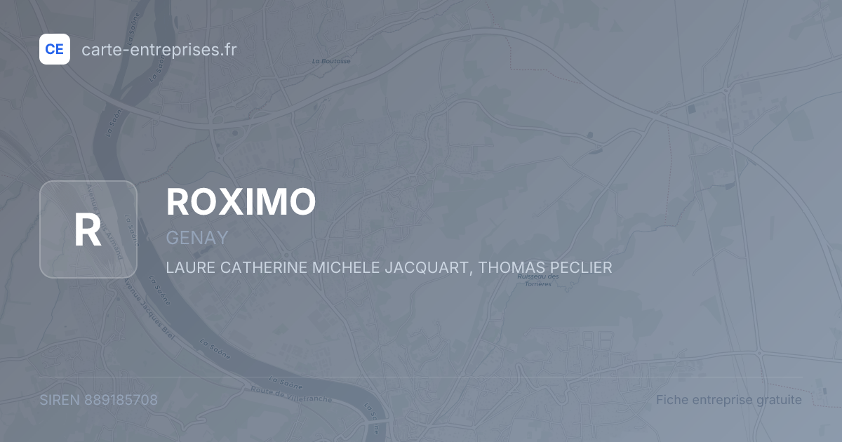 ROXIMO — 889185708 — fiche entreprise