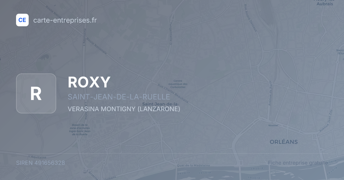 ROXY — 491656328 — fiche entreprise