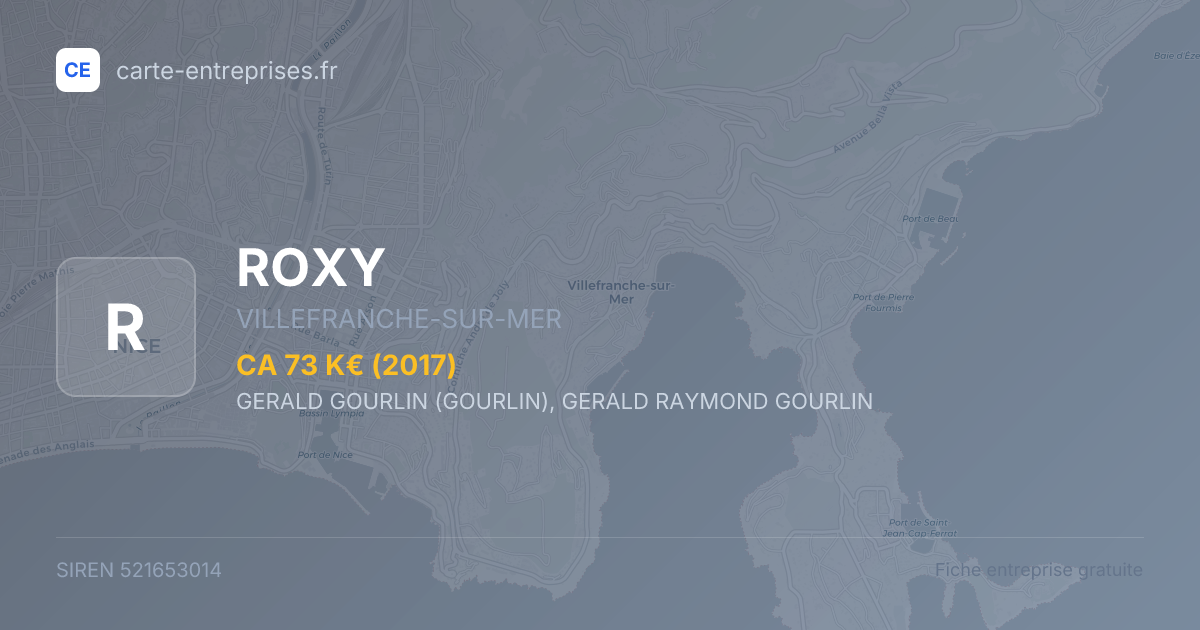 ROXY — 521653014 — fiche entreprise