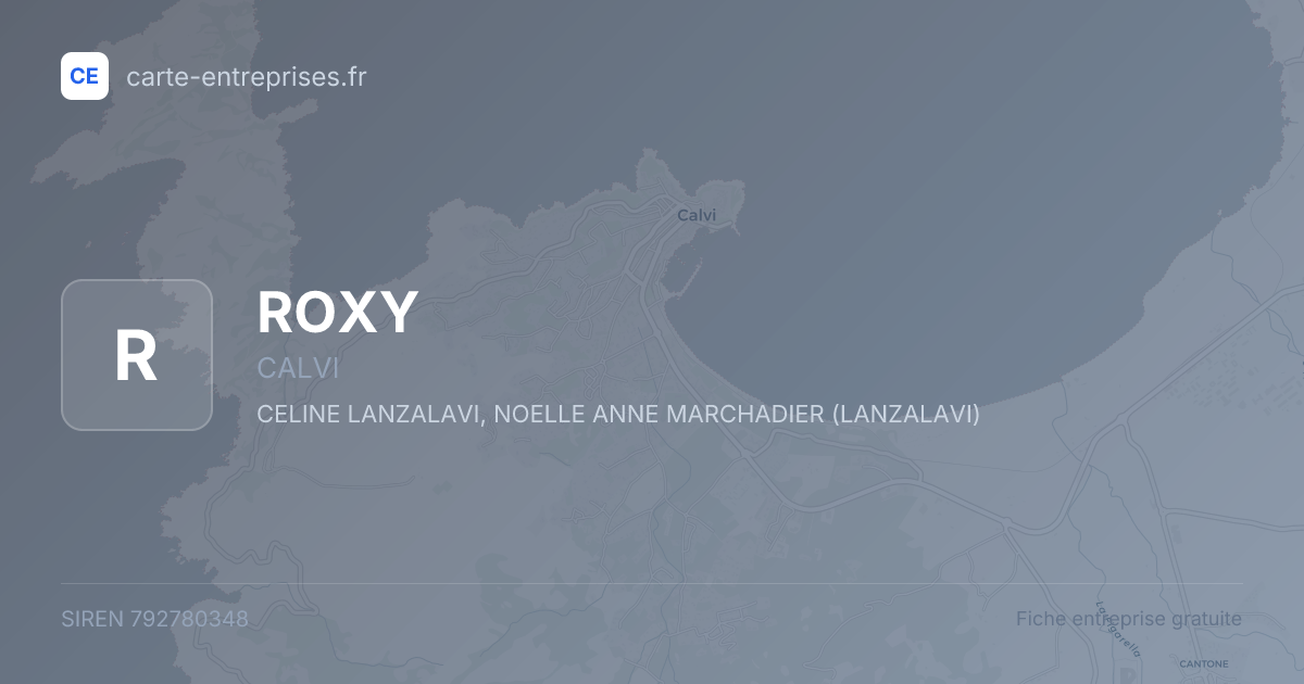 ROXY — 792780348 — fiche entreprise