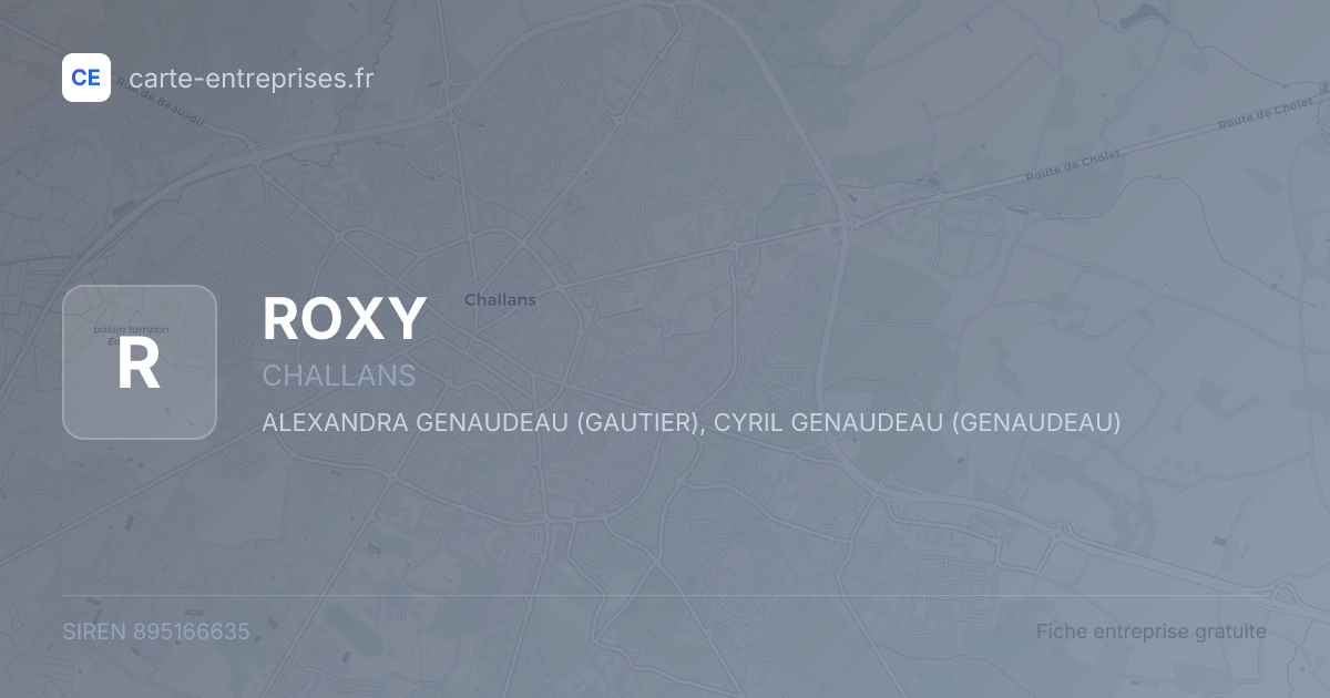 ROXY — 895166635 — fiche entreprise