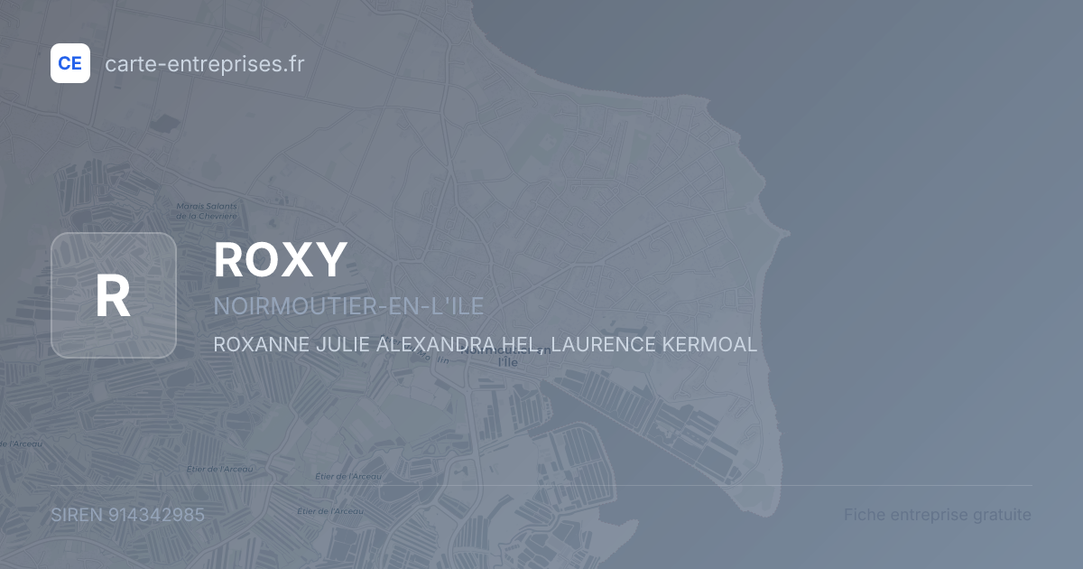 ROXY — 914342985 — fiche entreprise