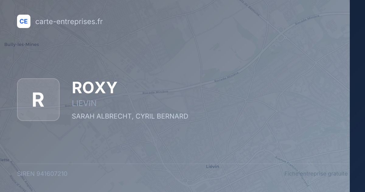 ROXY — 941607210 — fiche entreprise