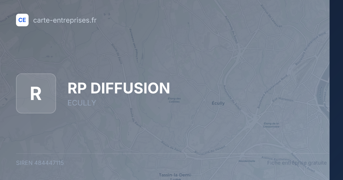RP DIFFUSION — 484447115 — fiche entreprise