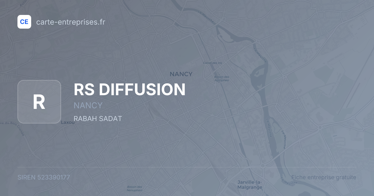 RS DIFFUSION — 523390177 — fiche entreprise