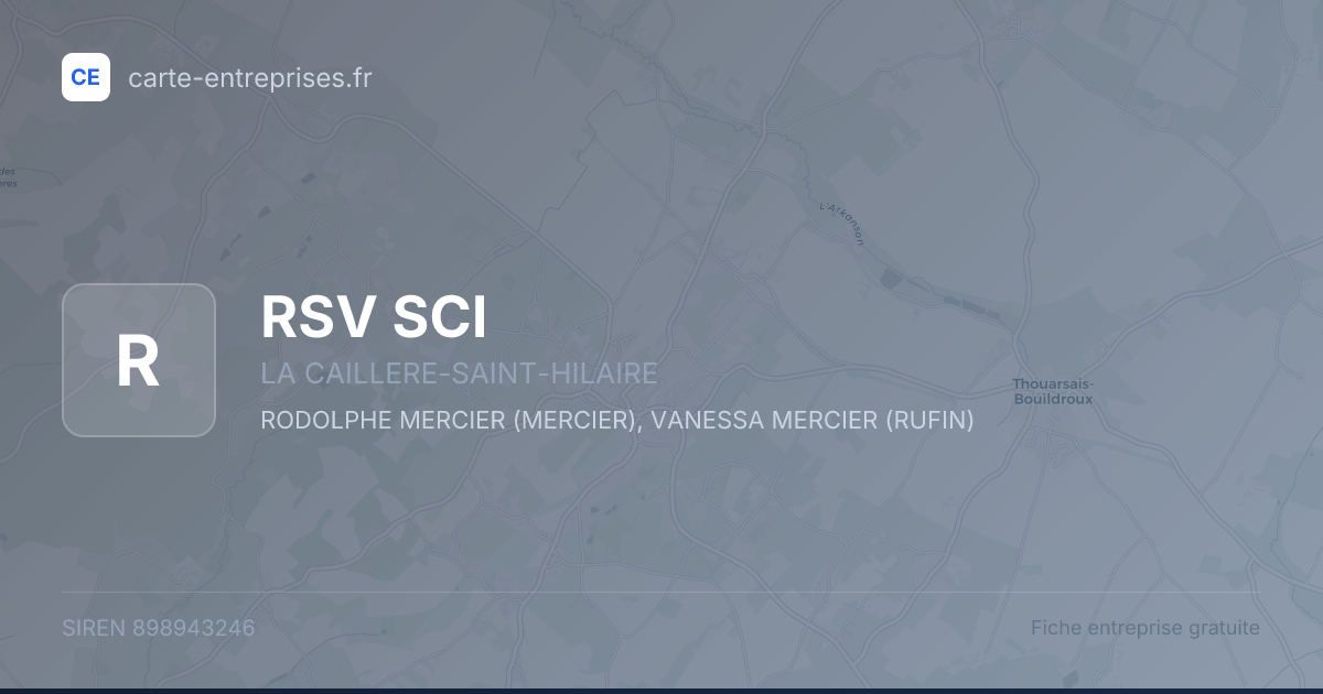 RSV SCI — 898943246 — fiche entreprise