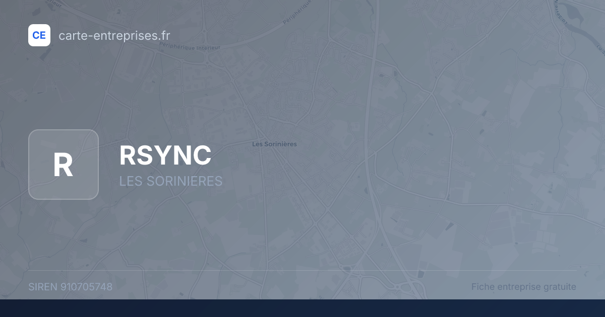 RSYNC — 910705748 — fiche entreprise