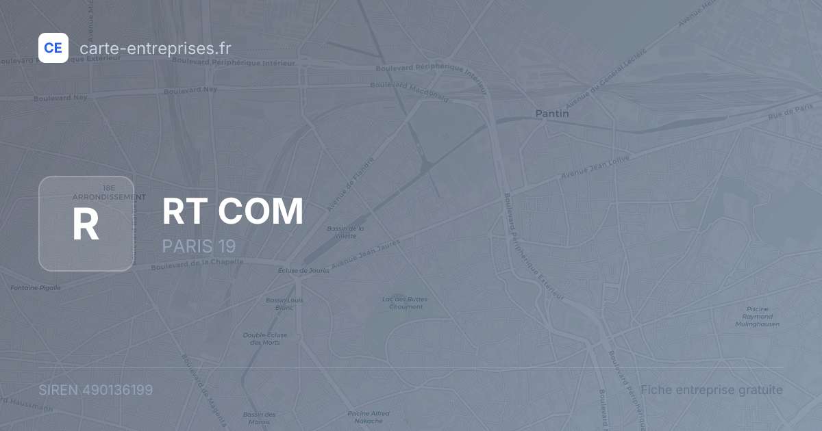 RT COM — 490136199 — fiche entreprise