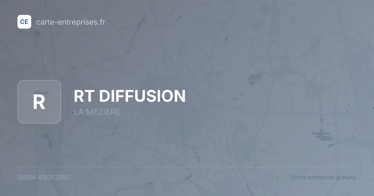 RT DIFFUSION — 418762290 — fiche entreprise