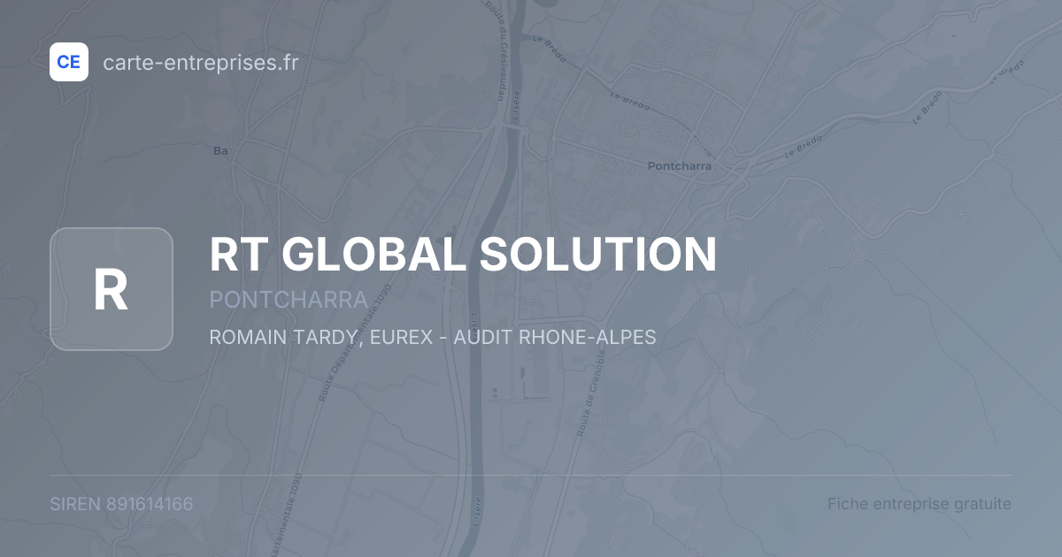 RT GLOBAL SOLUTION — 891614166 — fiche entreprise