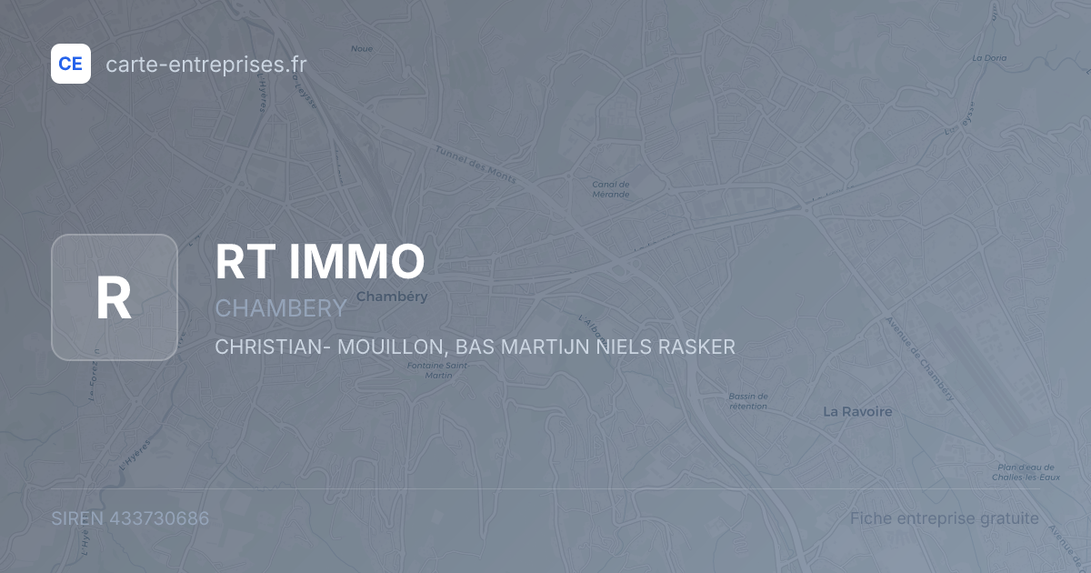 RT IMMO — 433730686 — fiche entreprise