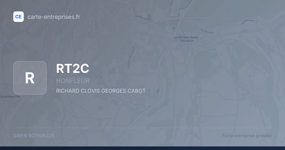 RT2C — 807906326 — fiche entreprise