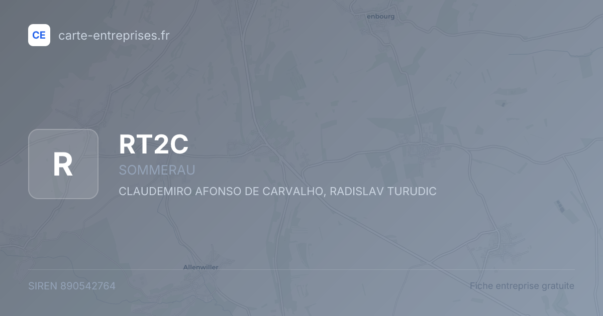 RT2C — 890542764 — fiche entreprise