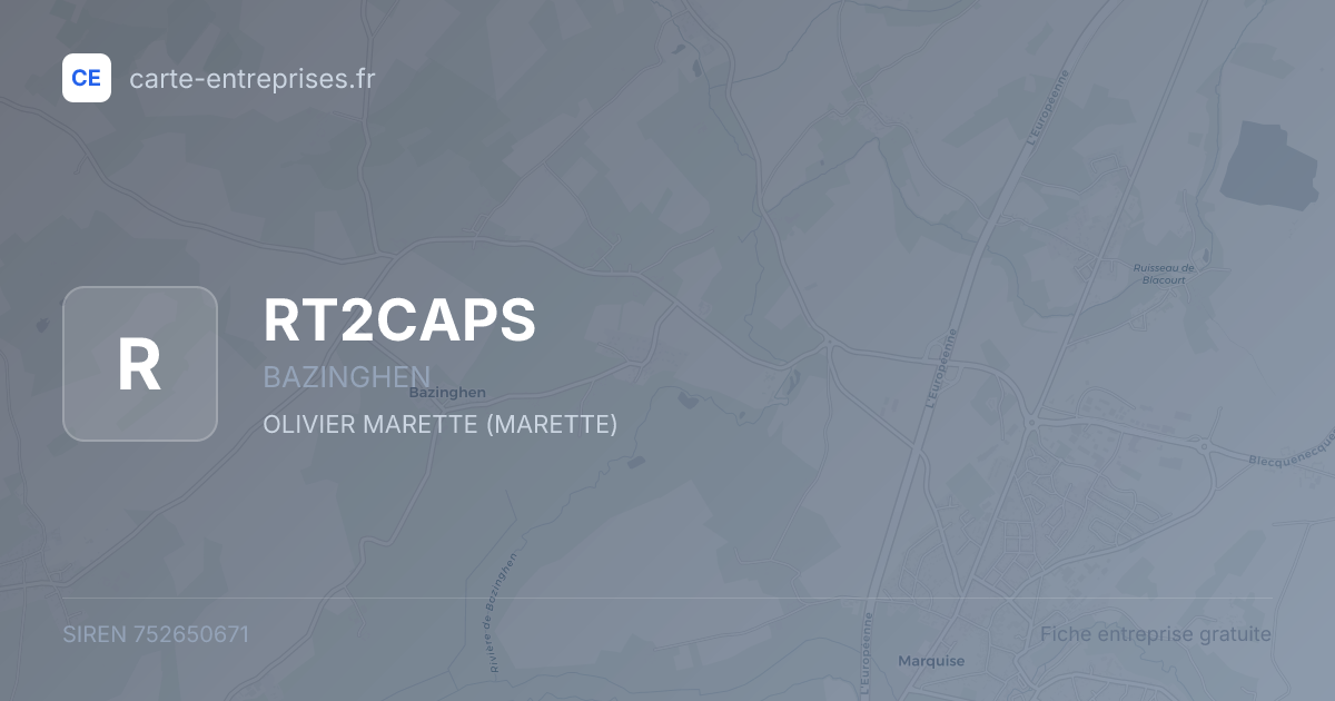 RT2CAPS — 752650671 — fiche entreprise