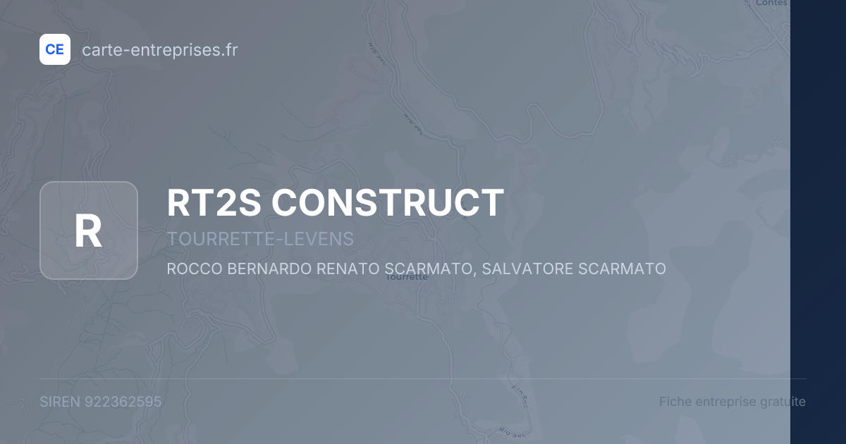 RT2S CONSTRUCT — 922362595 — fiche entreprise