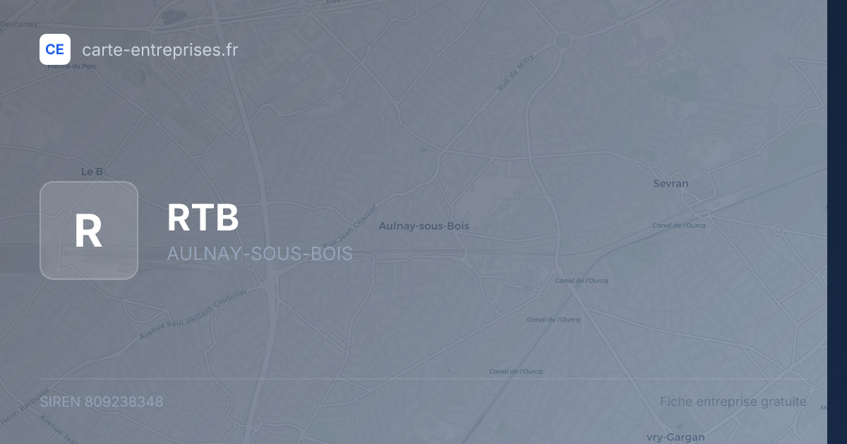 RTB — 809238348 — fiche entreprise