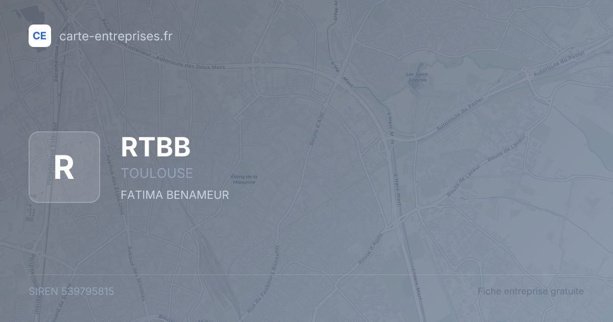 RTBB — 539795815 — fiche entreprise