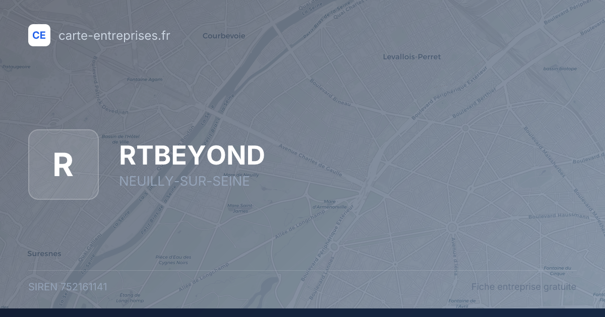 RTBEYOND — 752161141 — fiche entreprise