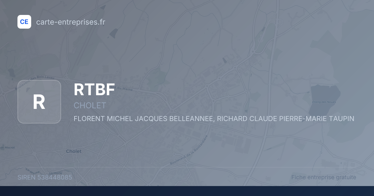 RTBF — 538448085 — fiche entreprise