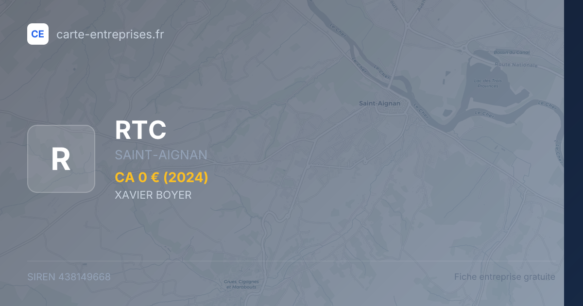 RTC — 438149668 — fiche entreprise