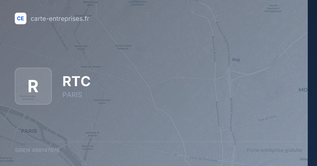 RTC — 488147679 — fiche entreprise