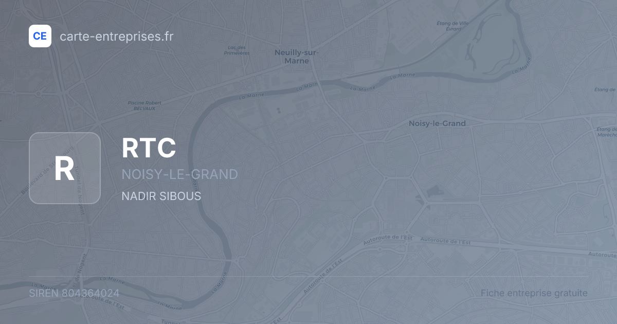 RTC — 804364024 — fiche entreprise