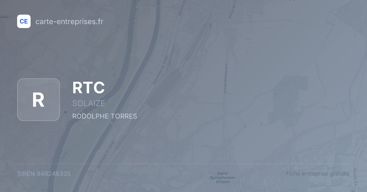 RTC — 948246335 — fiche entreprise