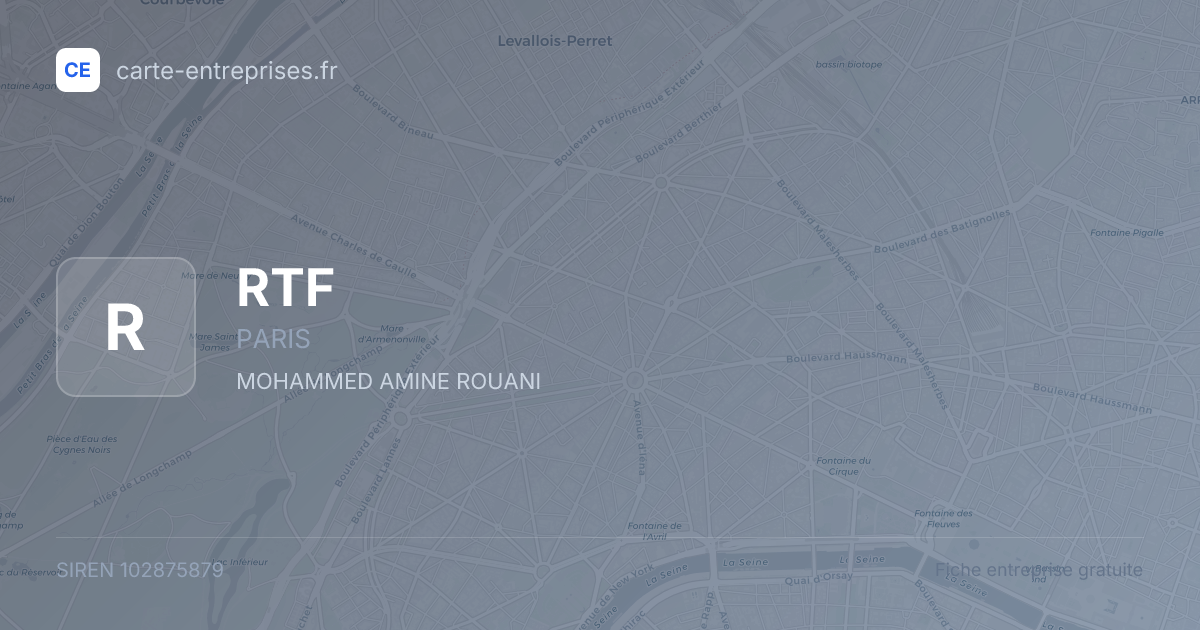 RTF — 102875879 — fiche entreprise