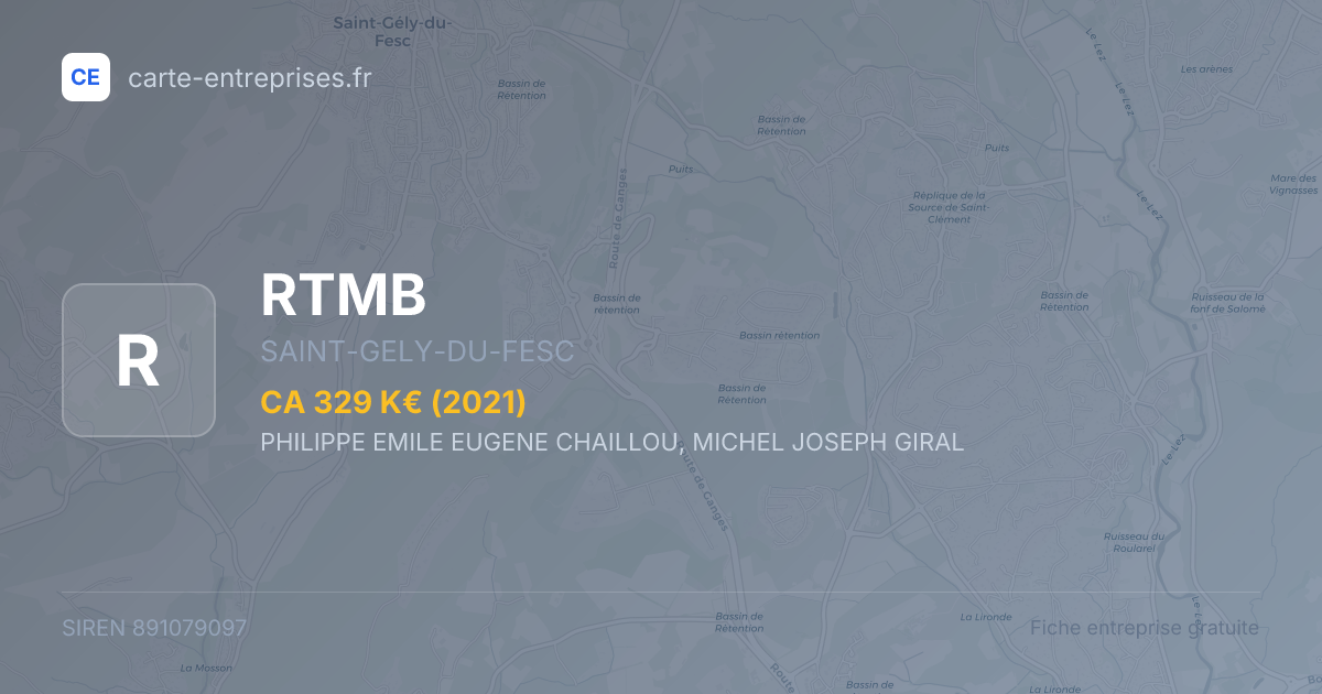 RTMB — 891079097 — fiche entreprise