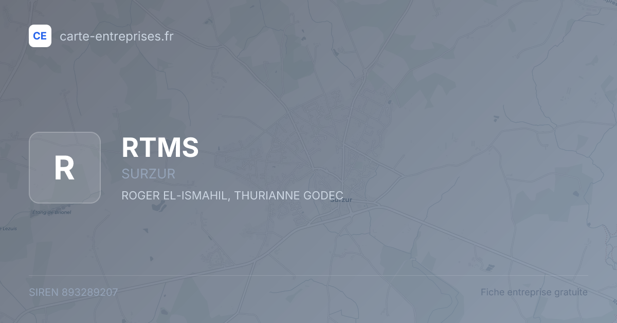 RTMS — 893289207 — fiche entreprise