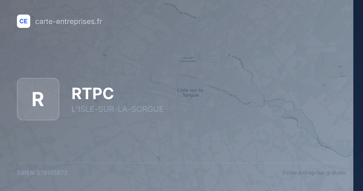 RTPC — 379165673 — fiche entreprise