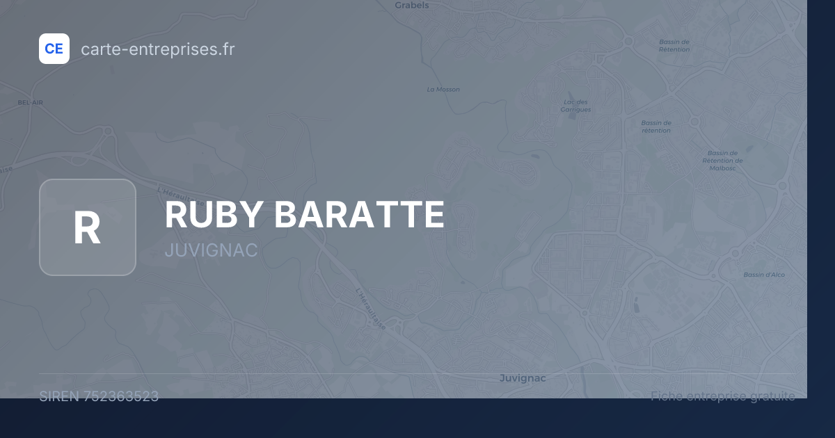 RUBY BARATTE — 752363523 — fiche entreprise
