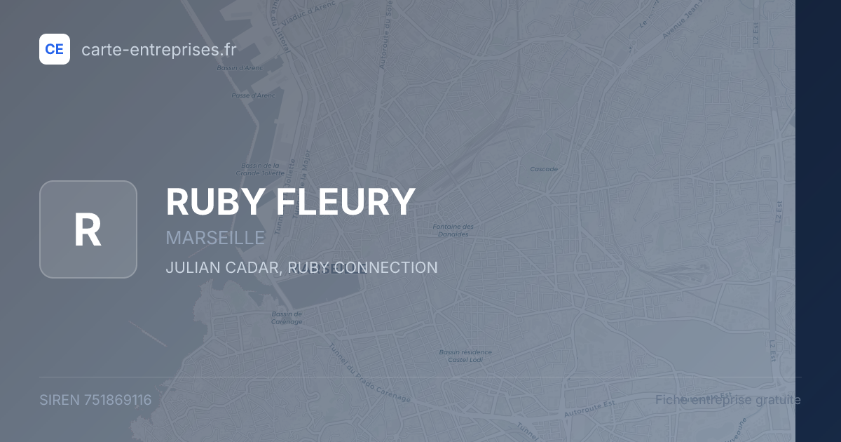 RUBY FLEURY — 751869116 — fiche entreprise
