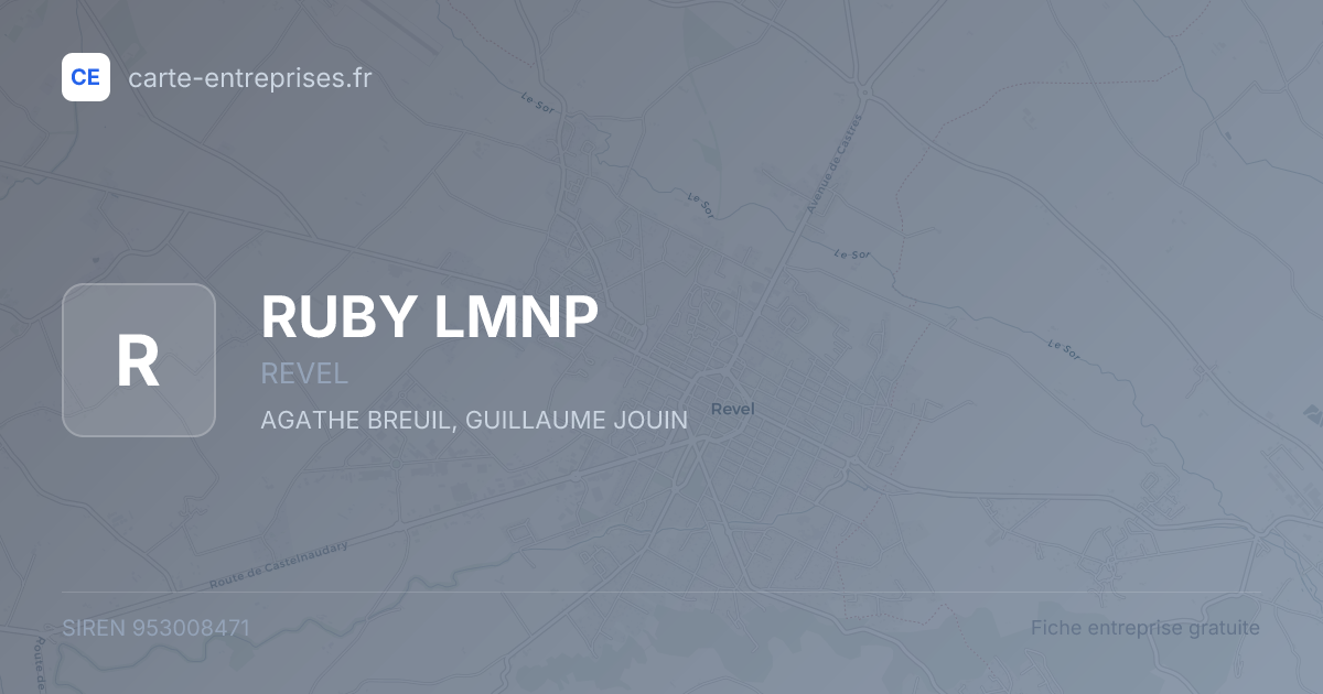 RUBY LMNP — 953008471 — fiche entreprise