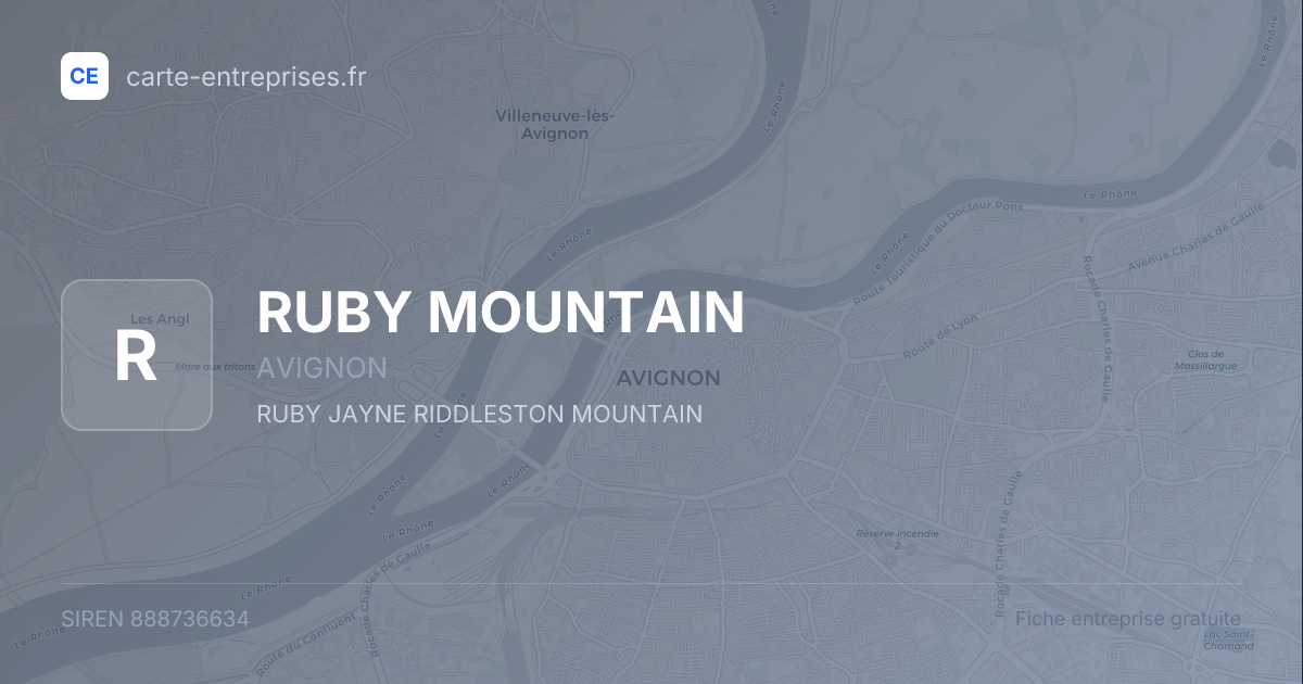 RUBY MOUNTAIN — 888736634 — fiche entreprise