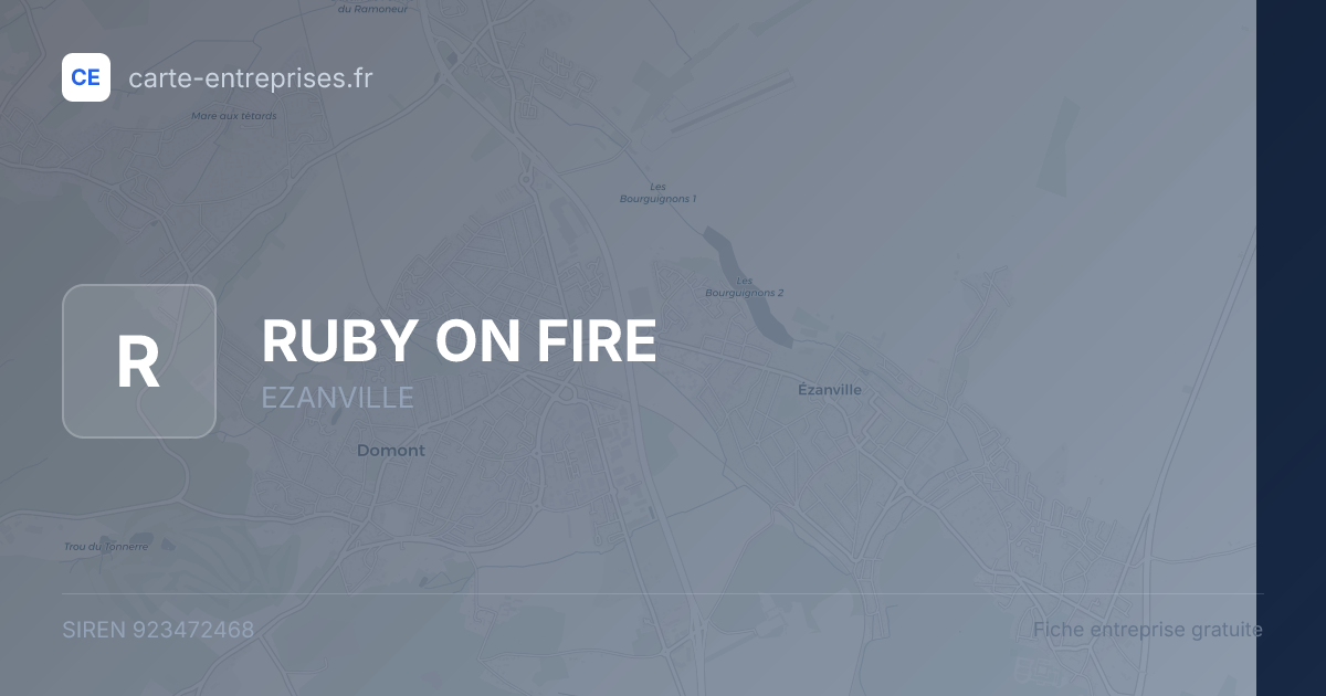 RUBY ON FIRE — 923472468 — fiche entreprise