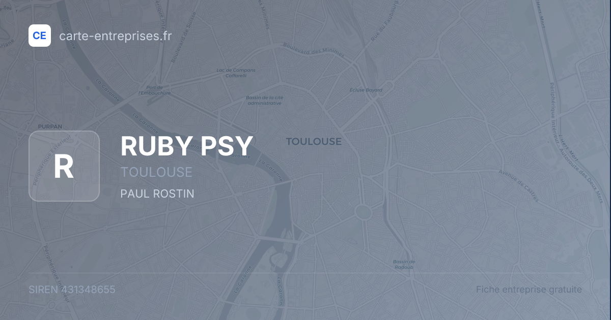RUBY PSY — 431348655 — fiche entreprise