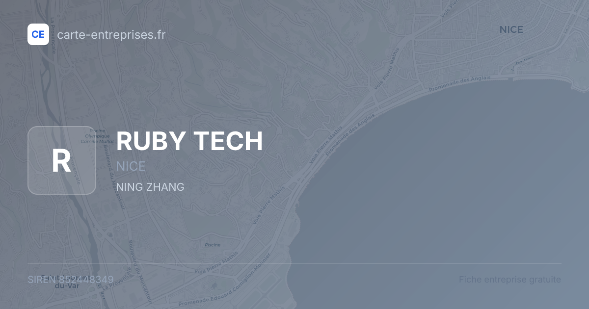 RUBY TECH — 852448349 — fiche entreprise