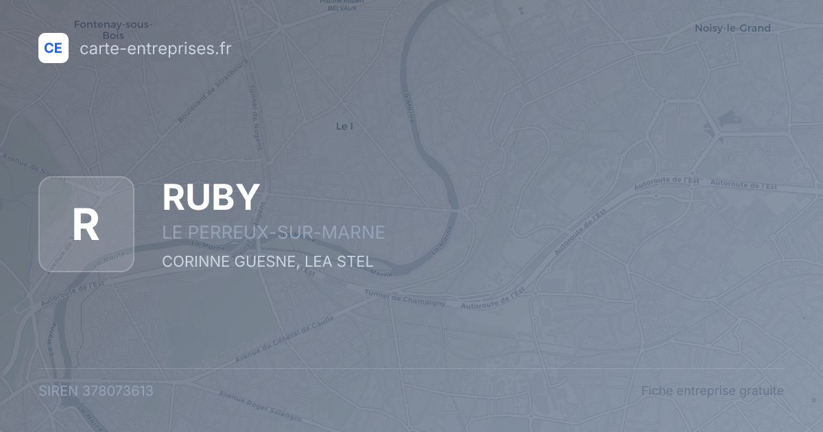 RUBY — 378073613 — fiche entreprise