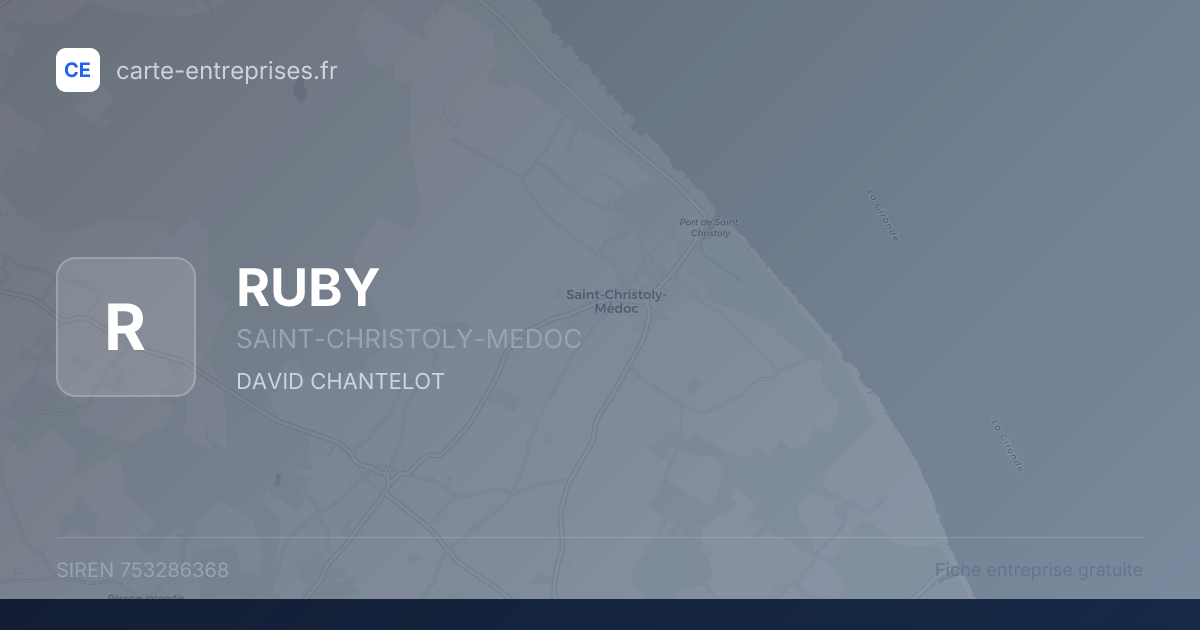 RUBY — 753286368 — fiche entreprise