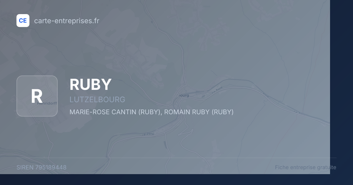 RUBY — 795189448 — fiche entreprise