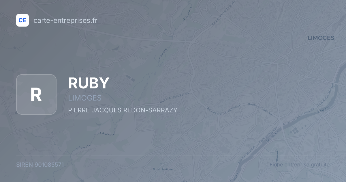 RUBY — 901085571 — fiche entreprise