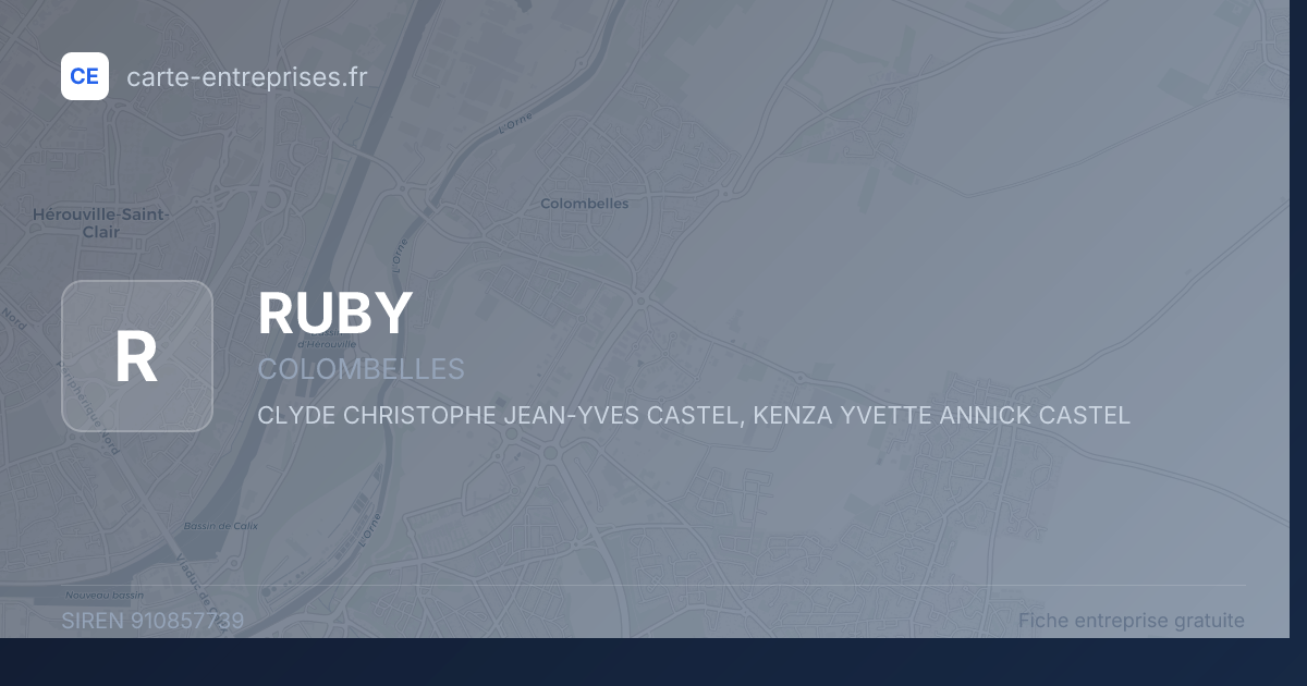RUBY — 910857739 — fiche entreprise