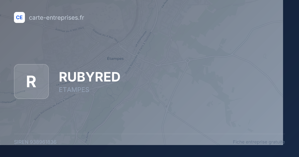 RUBYRED — 938961836 — fiche entreprise