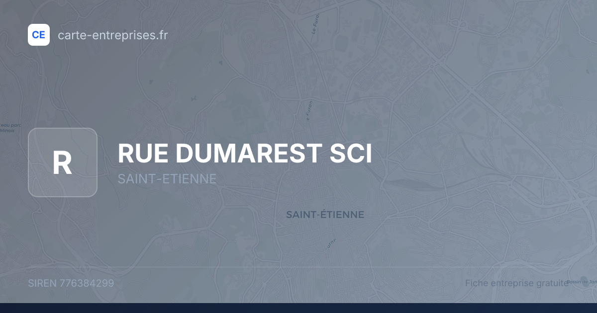 RUE DUMAREST SCI — 776384299 — fiche entreprise